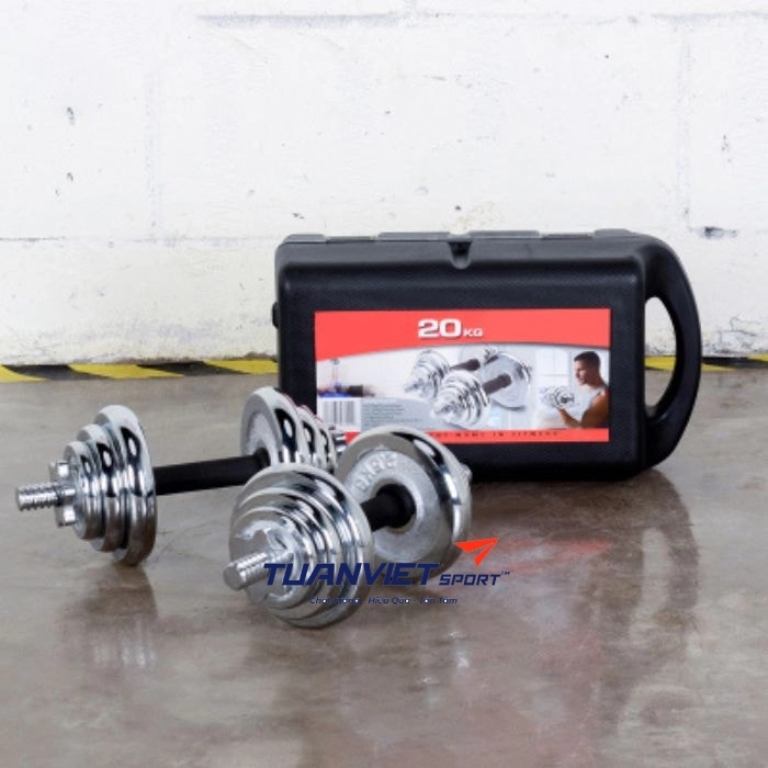 Tạ tay mạ Crôm loại 20 kg