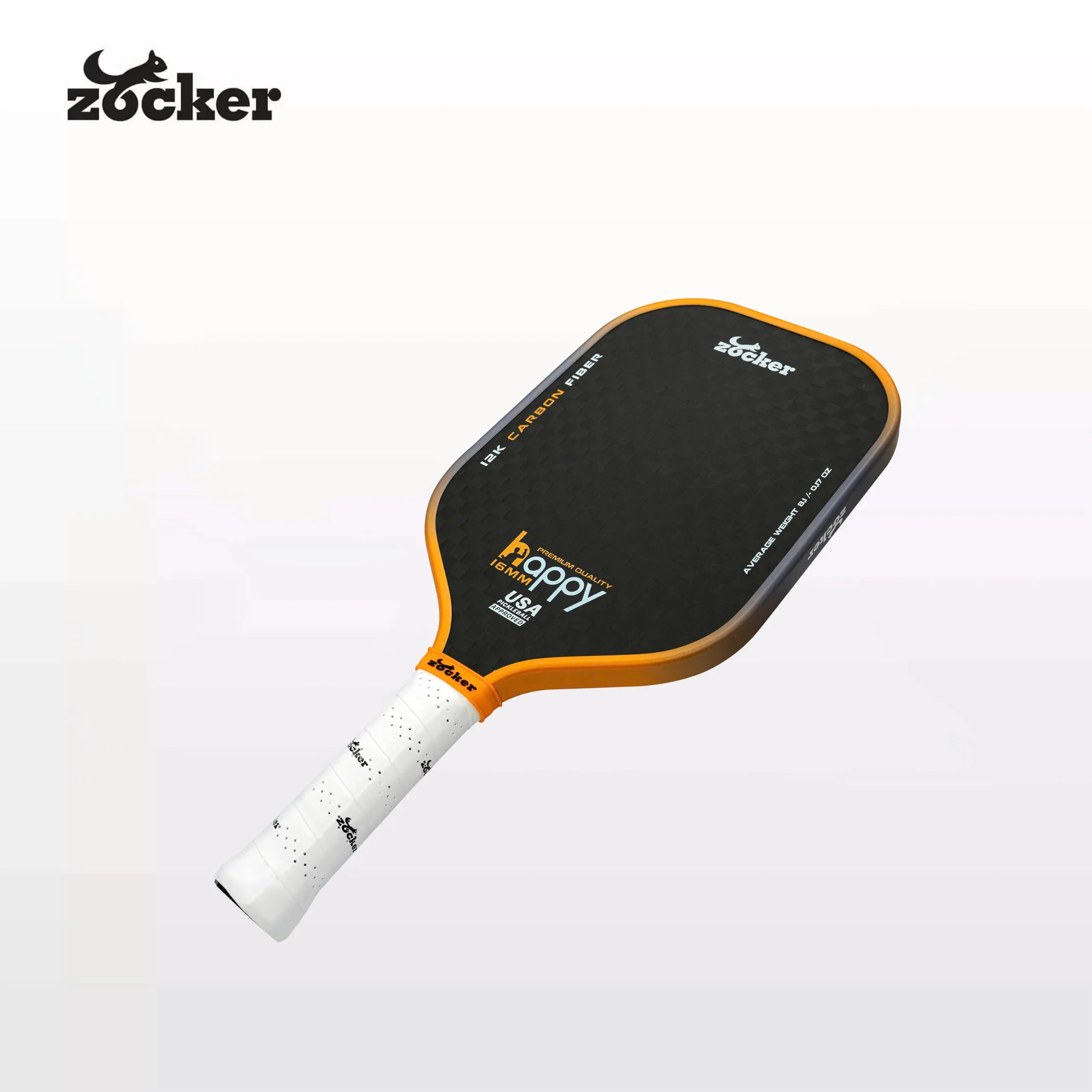Vợt Pickleball Zocker Happy HP3 Premium Quality Orange
