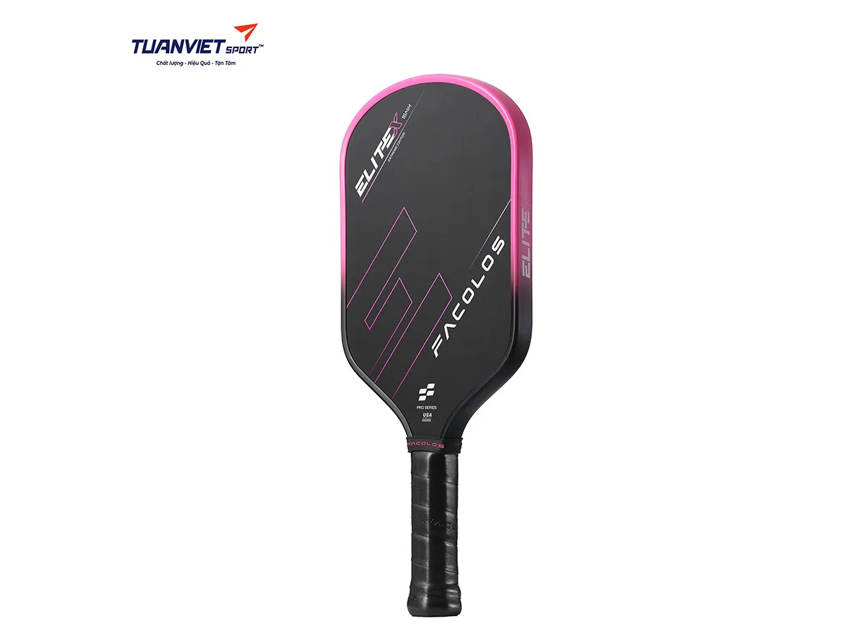Vợt Pickleball Facolos Elite X - Màu Hồng