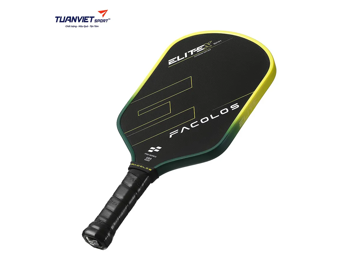 Vợt Pickleball Facolos Elite X - Màu Vàng Neon