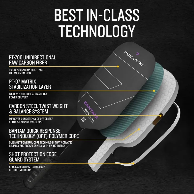 Vợt Pickleball Paddletek Bantam TKO-C 12.7