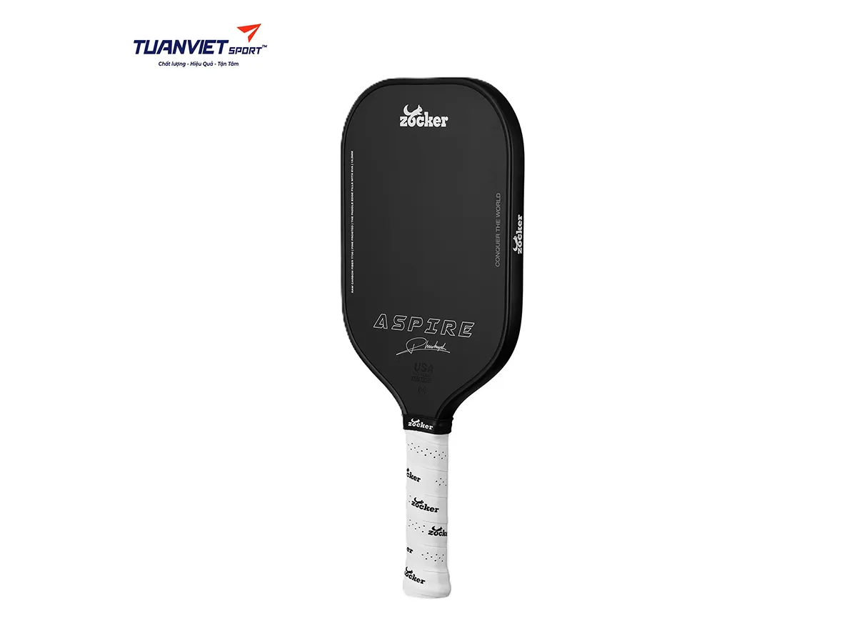 Vợt Pickleball Zocker Aspire x Phúc Huỳnh Black Edition