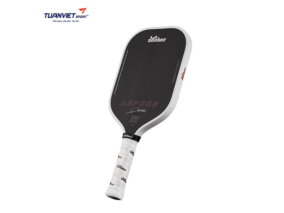 Vợt Pickleball Zocker Aspire x Phúc Huỳnh White Edition