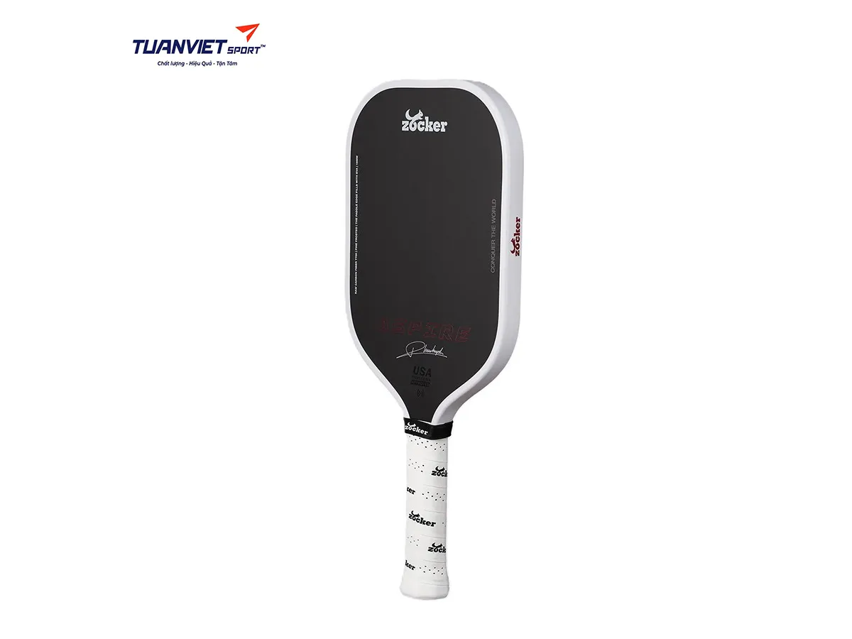 Vợt Pickleball Zocker Aspire x Phúc Huỳnh White Edition