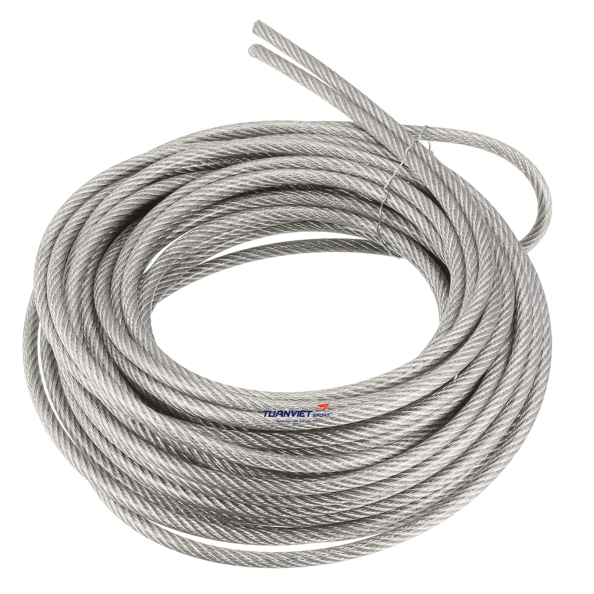 Cáp bọc nhựa phi 8