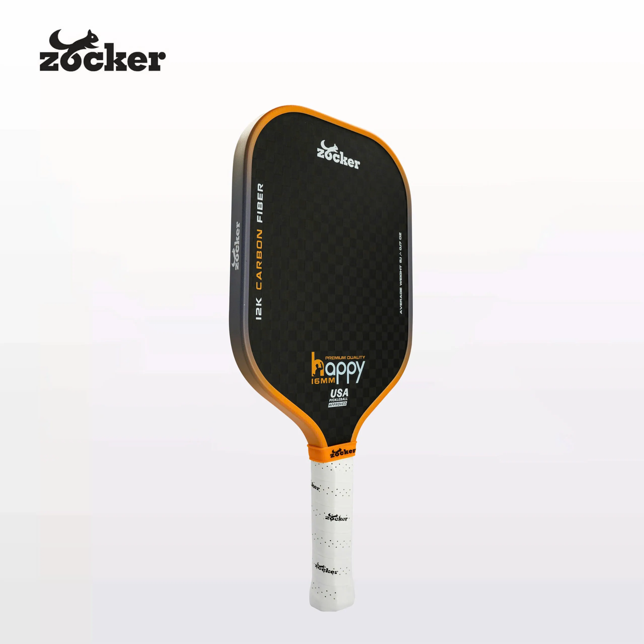 Vợt Pickleball Zocker Happy HP3 Premium Quality Orange