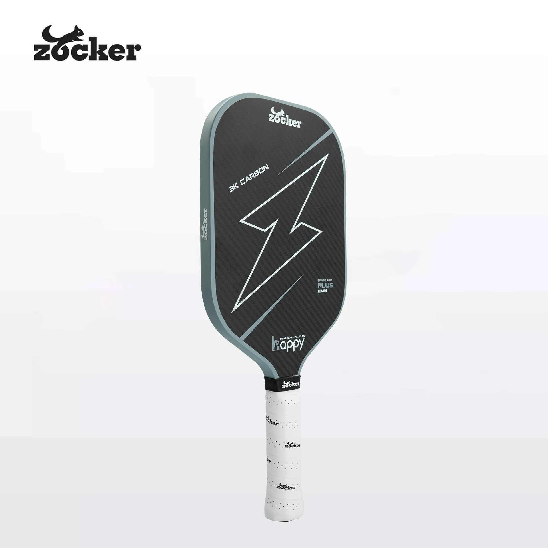 Vợt Pickleball Zocker HP02 Plus Gen 2 Super Quality Gray chính hãng