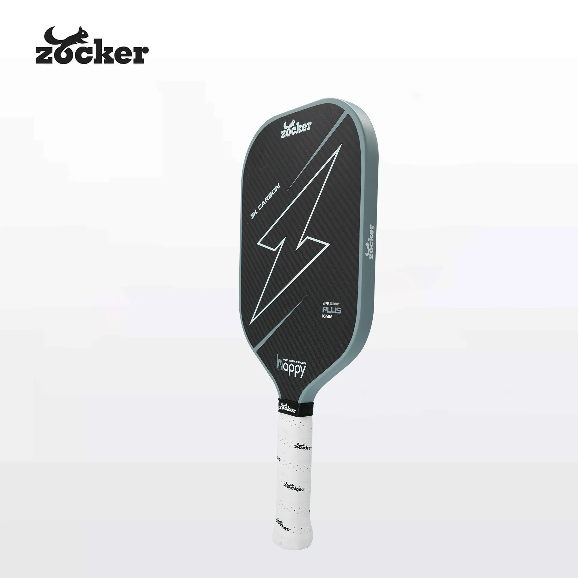 Vợt Pickleball Zocker HP02 Plus Gen 2 Super Quality Gray chính hãng