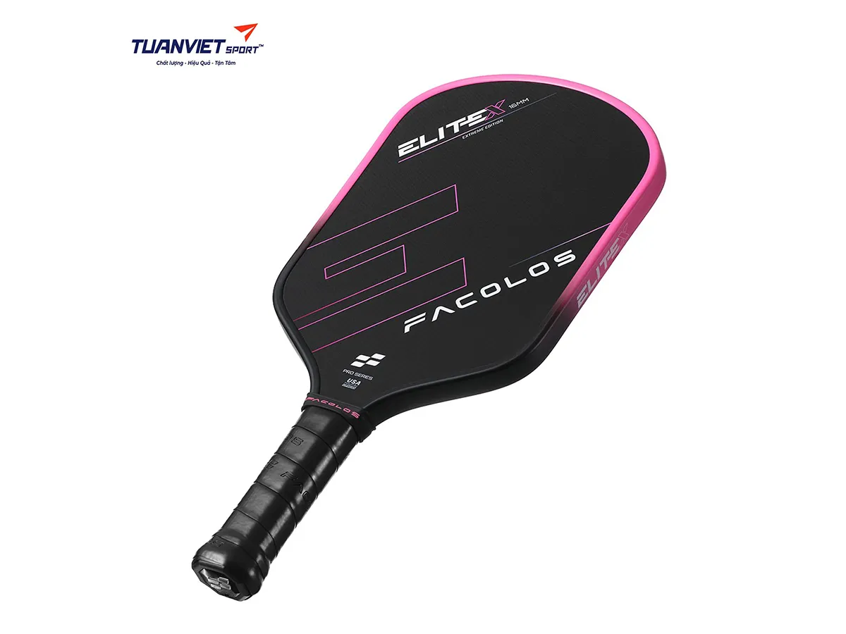 Vợt Pickleball Facolos Elite X - Màu Hồng