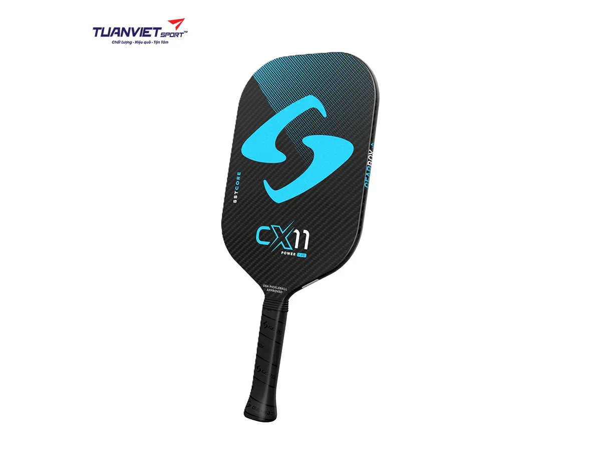 Vợt pickleball Gearbox CX11E Power - Blue