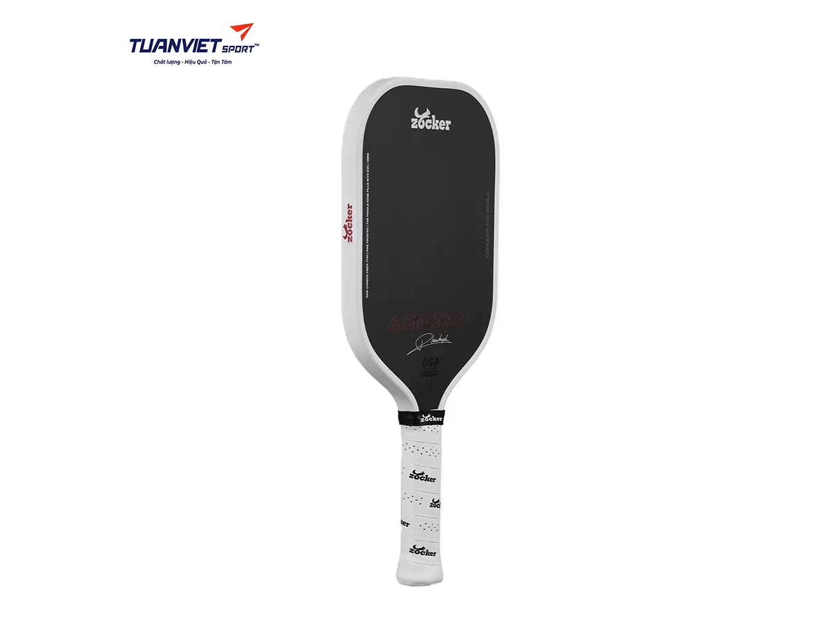 Vợt Pickleball Zocker Aspire x Phúc Huỳnh White Edition