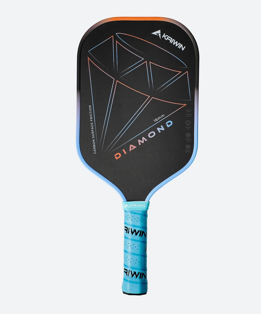Vợt Pickleball Kaiwin Diamond K-Pro Series 16mm - Màu Cam