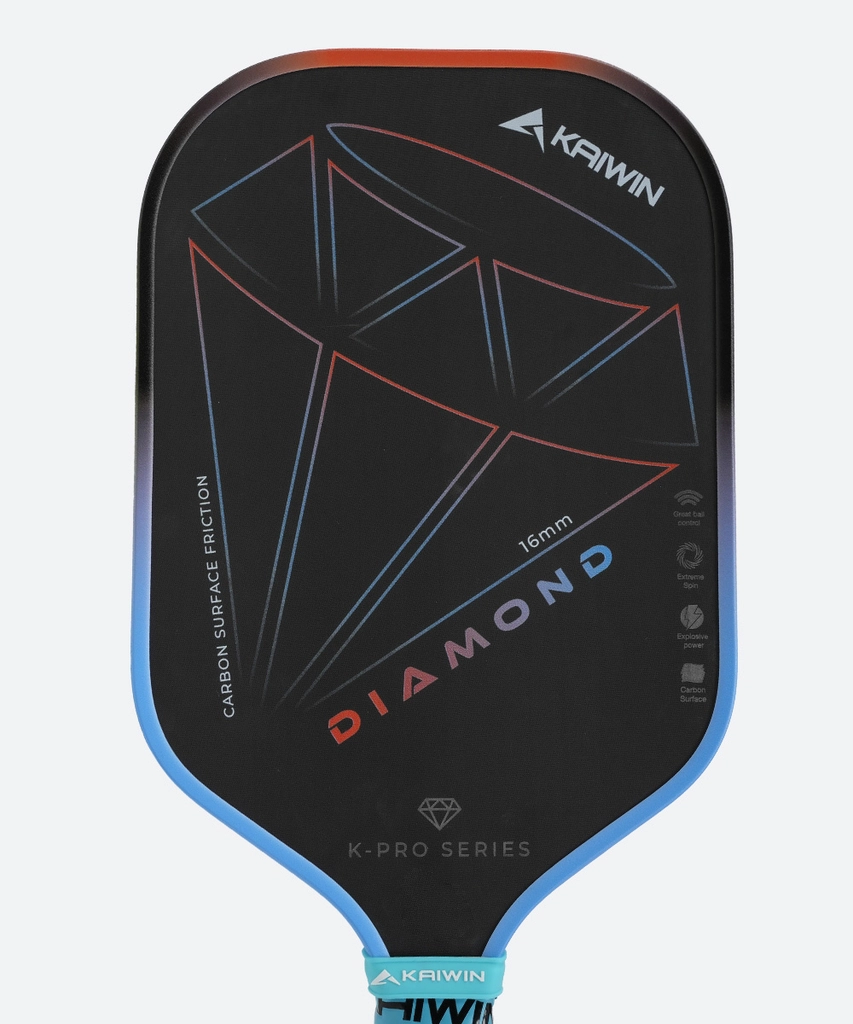 Vợt Pickleball Kaiwin Diamond K-Pro Series 16mm - Màu Cam