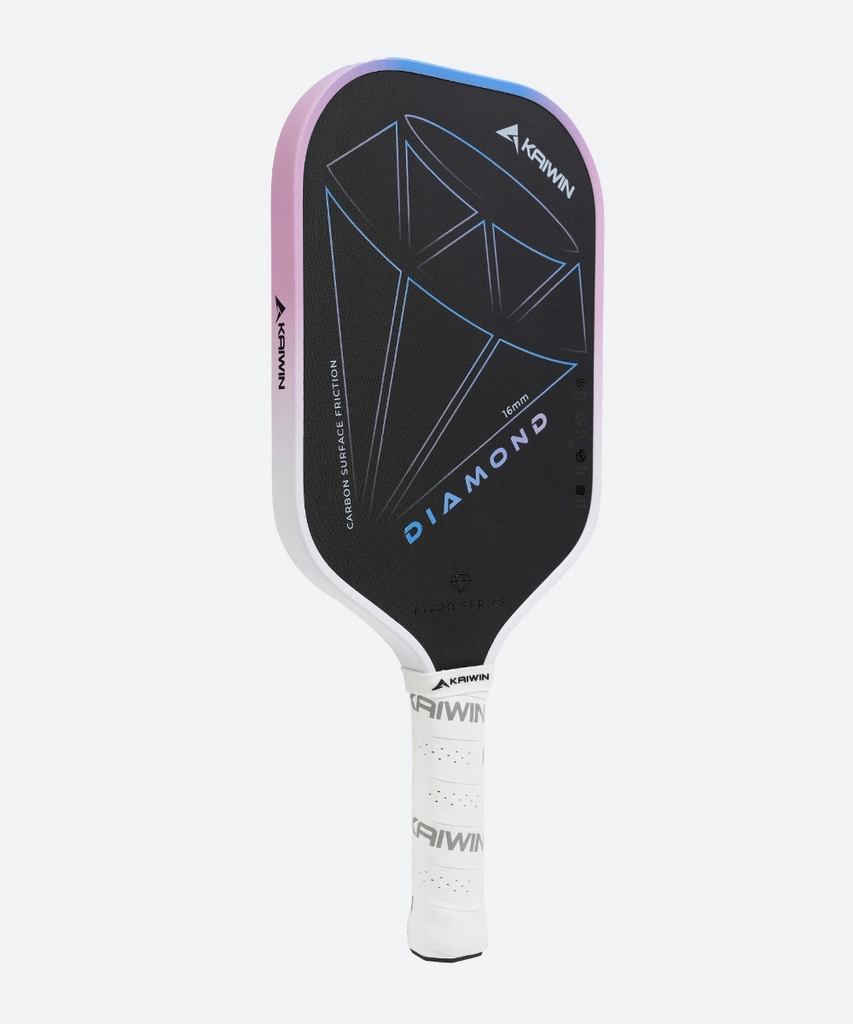 Vợt Pickleball Kaiwin Diamond K-Pro Series 16mm - Màu Hồng