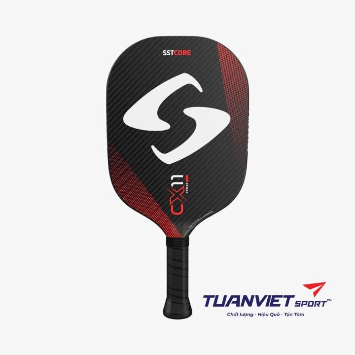 Vợt Pickleball Gearbox CX11 Quad Power - Red - 7.8oz Chính Hãng