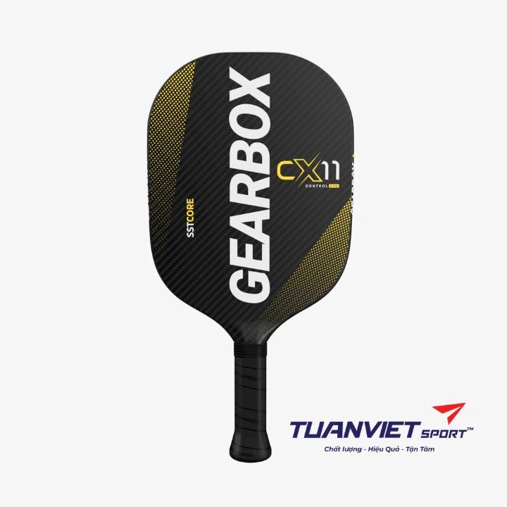 Vợt Pickleball Gearbox CX11 Quad Control - Yellow - 8.5oz Chính Hãng