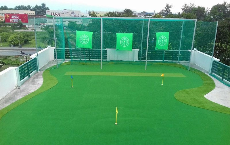 Cỏ nhân tạo cho sân golf trên sân thượng