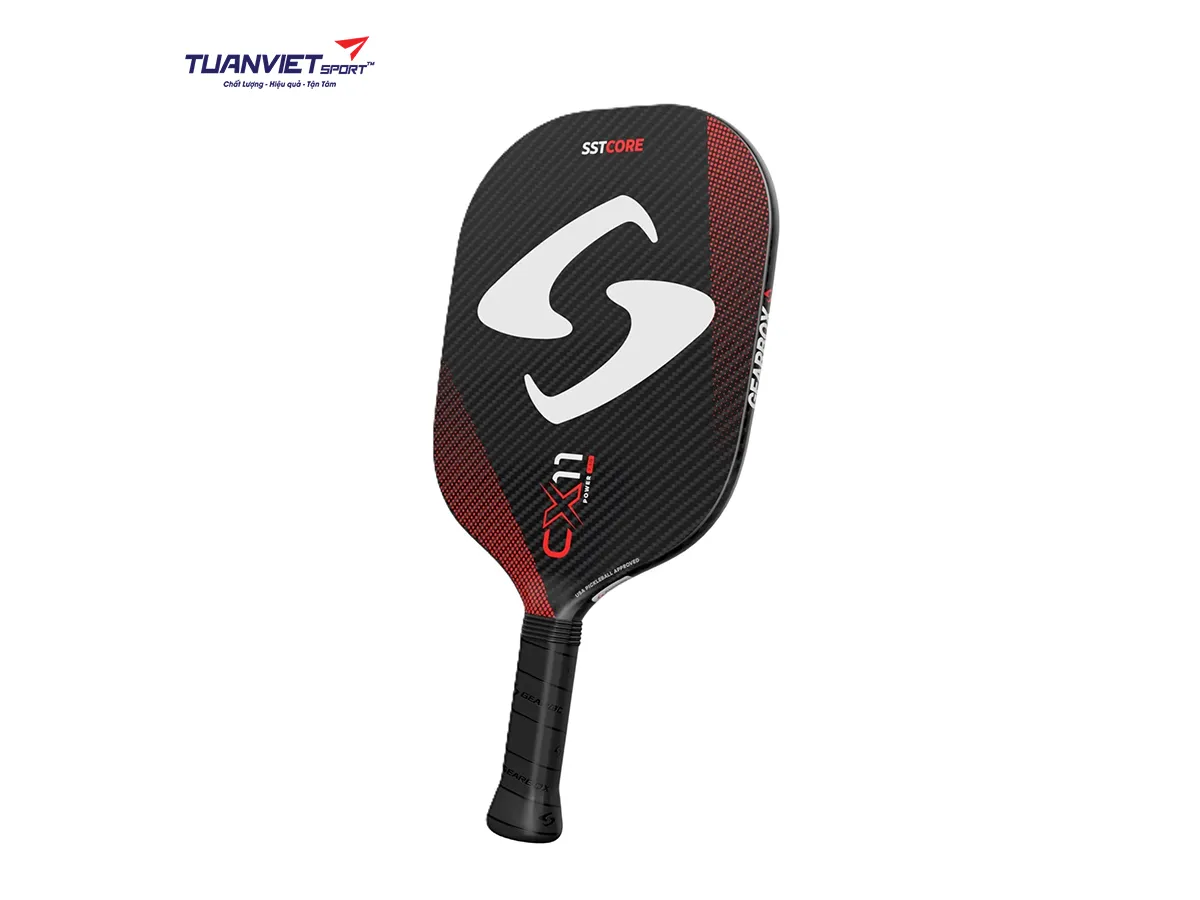 Vợt Pickleball Gearbox CX11 Quad Power - Red - 7.8oz