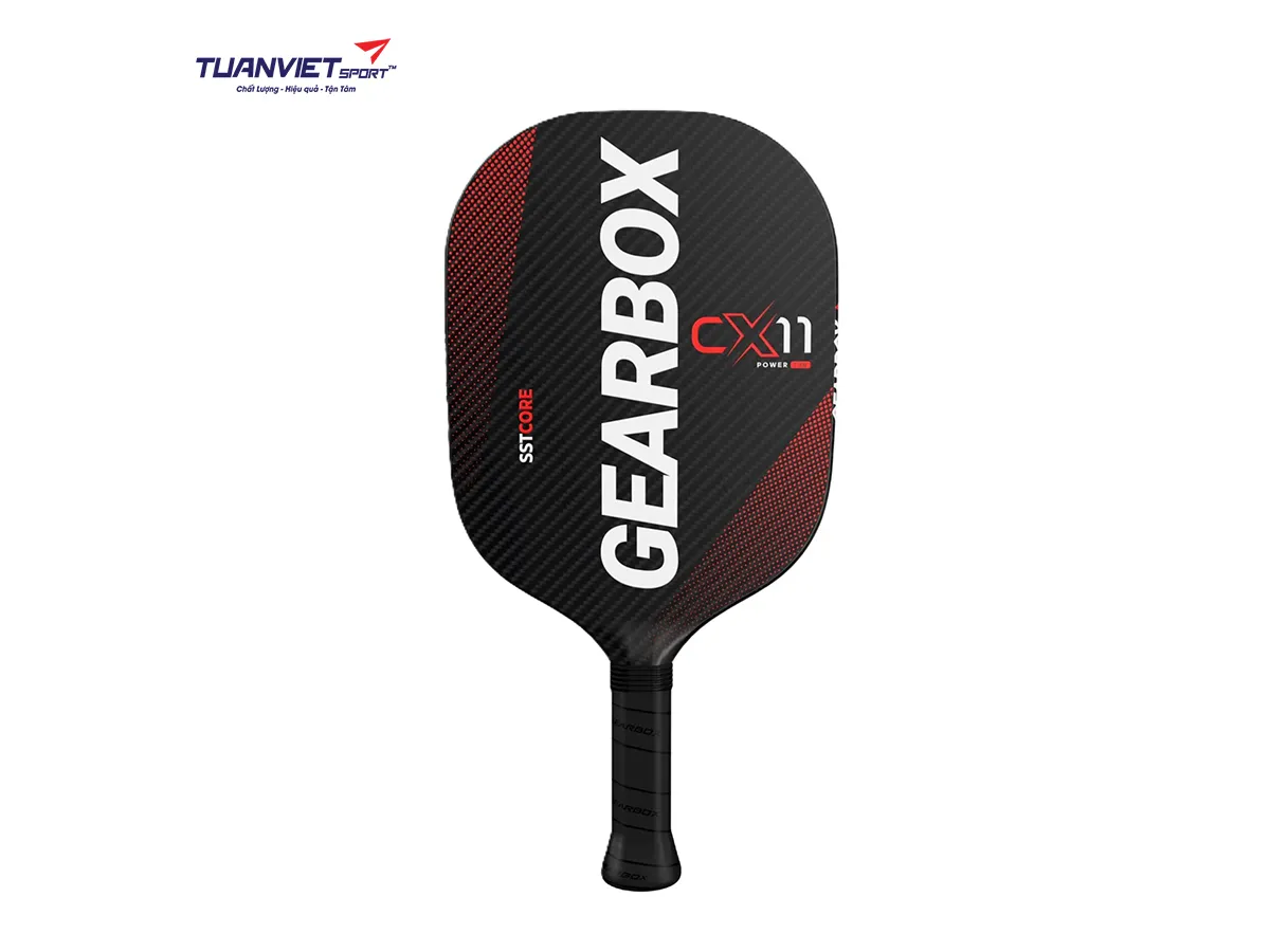 Vợt Pickleball Gearbox CX11 Quad Power - Red - 7.8oz
