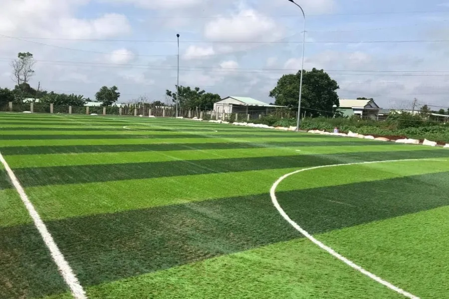 Quy trình thi công sân bóng cỏ nhân tạo