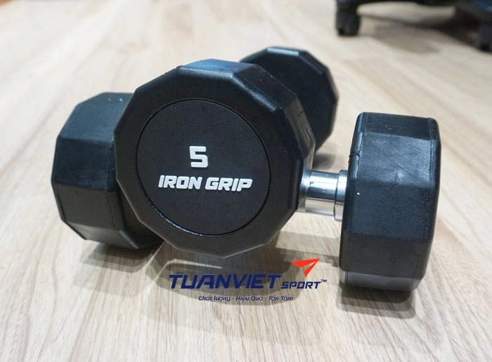 Tạ tay bọc cao su Iron Grip