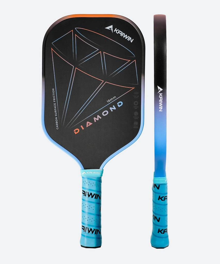 Vợt Pickleball Kaiwin Diamond K-Pro Series 16mm - Màu Cam