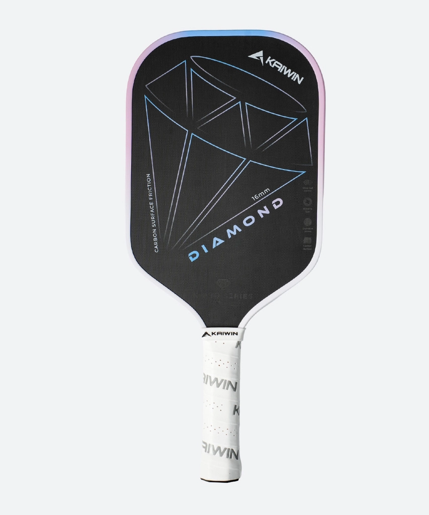 Vợt Pickleball Kaiwin Diamond K-Pro Series 16mm - Màu Hồng
