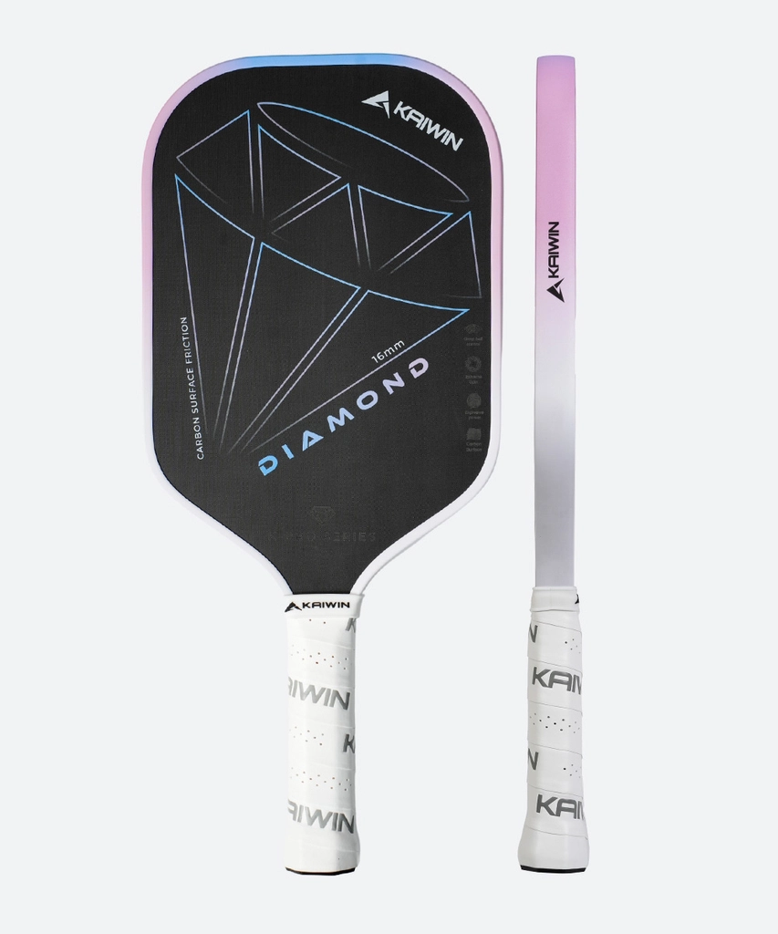 Vợt Pickleball Kaiwin Diamond K-Pro Series 16mm - Màu Hồng