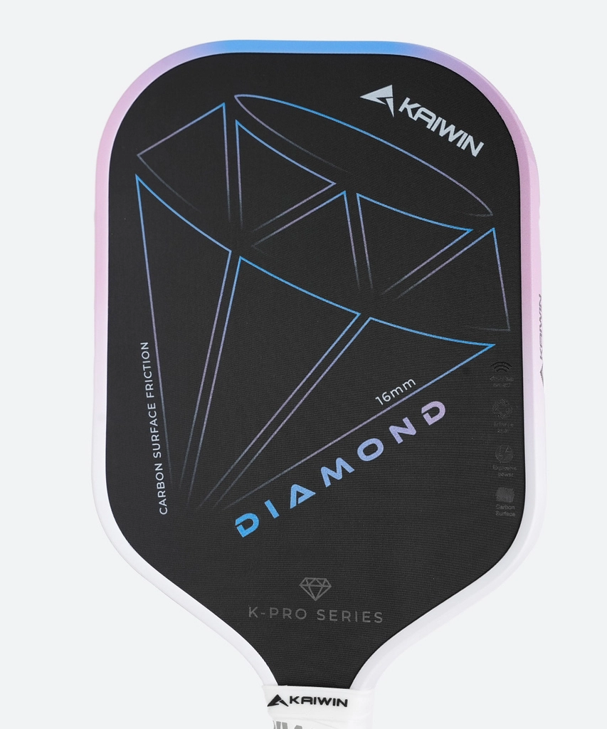 Vợt Pickleball Kaiwin Diamond K-Pro Series 16mm - Màu Hồng