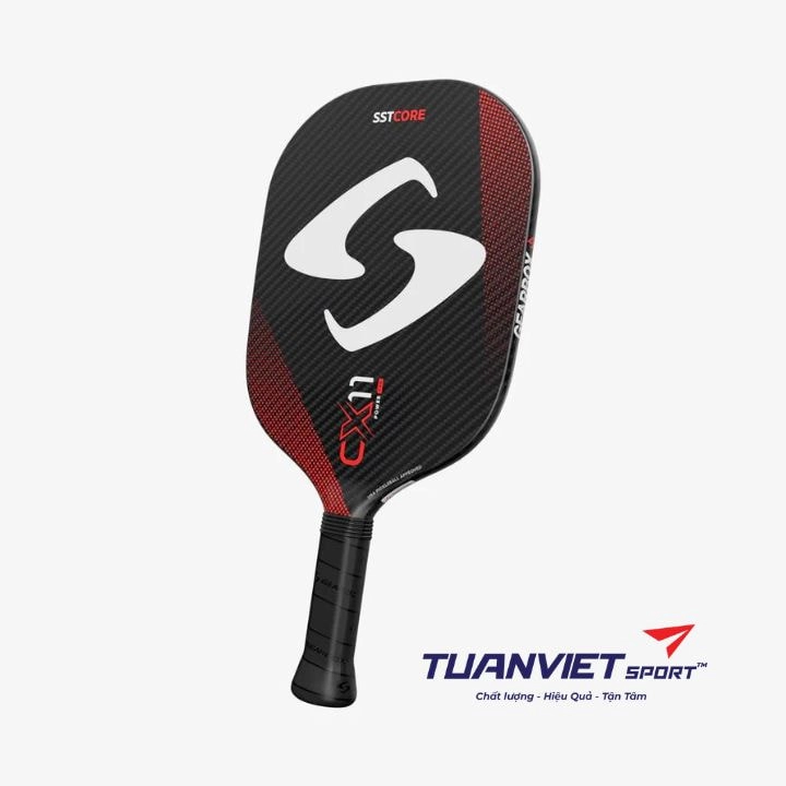 Vợt Pickleball Gearbox CX11 Quad Power - Red - 7.8oz Chính Hãng