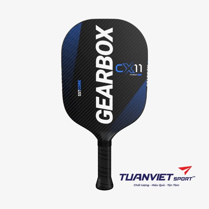 Vợt Pickleball Gearbox CX11 Quad Control - Blue - 8.5oz Chính Hãng