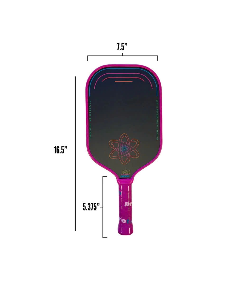 Vợt Pickleball Proton Series Three - Raw Carbon