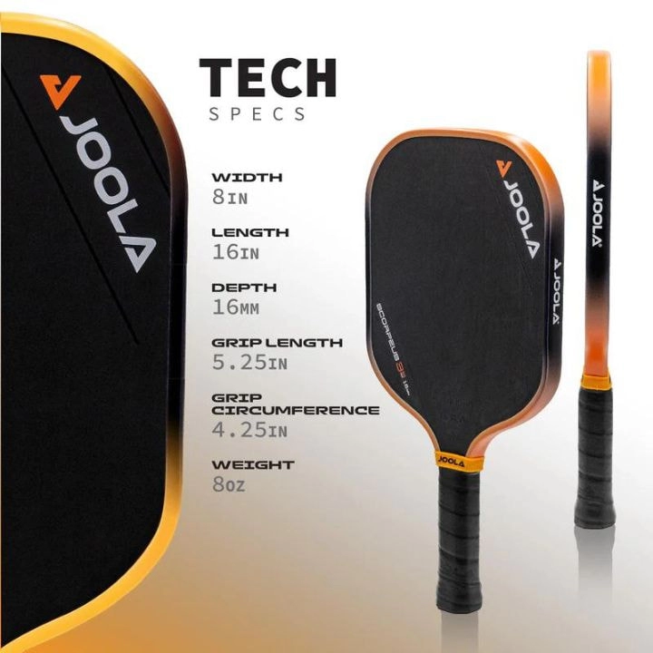 Vợt Pickleball Joola Collin Johns Scorpeus 16mm (Gen3S)