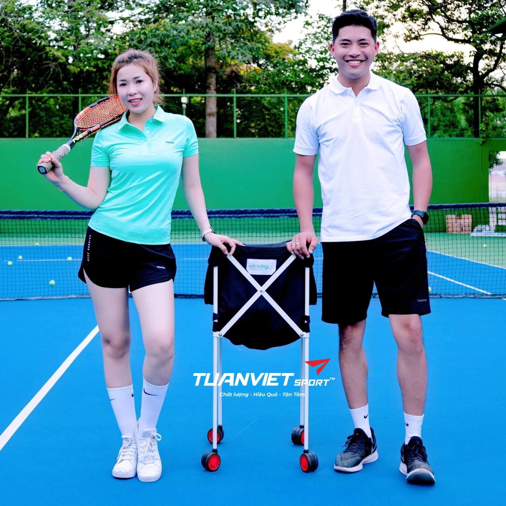 Xe đựng bóng Pickleball gấp gọn