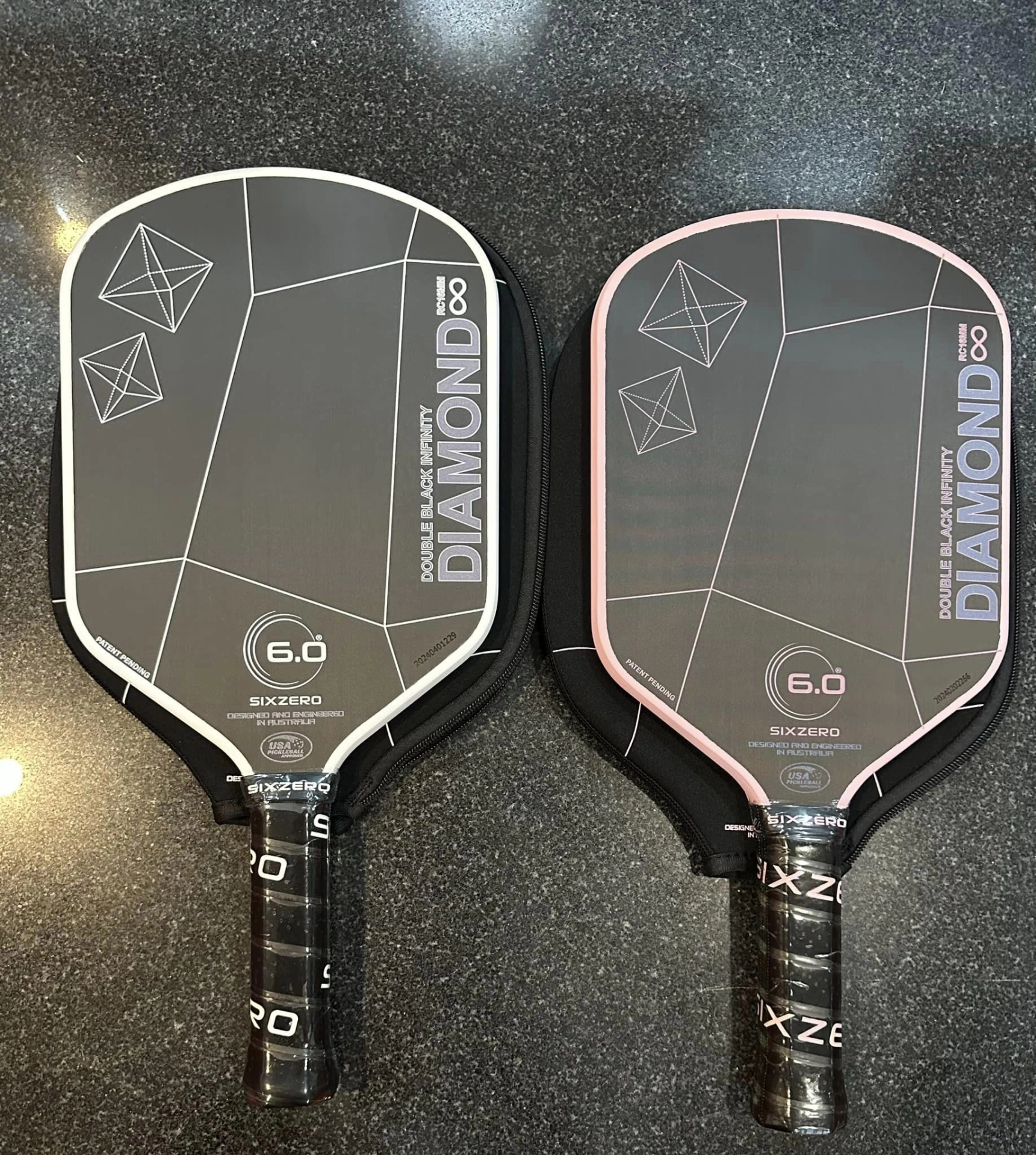 Vợt Pickleball Six Zero Double Black Diamond Control