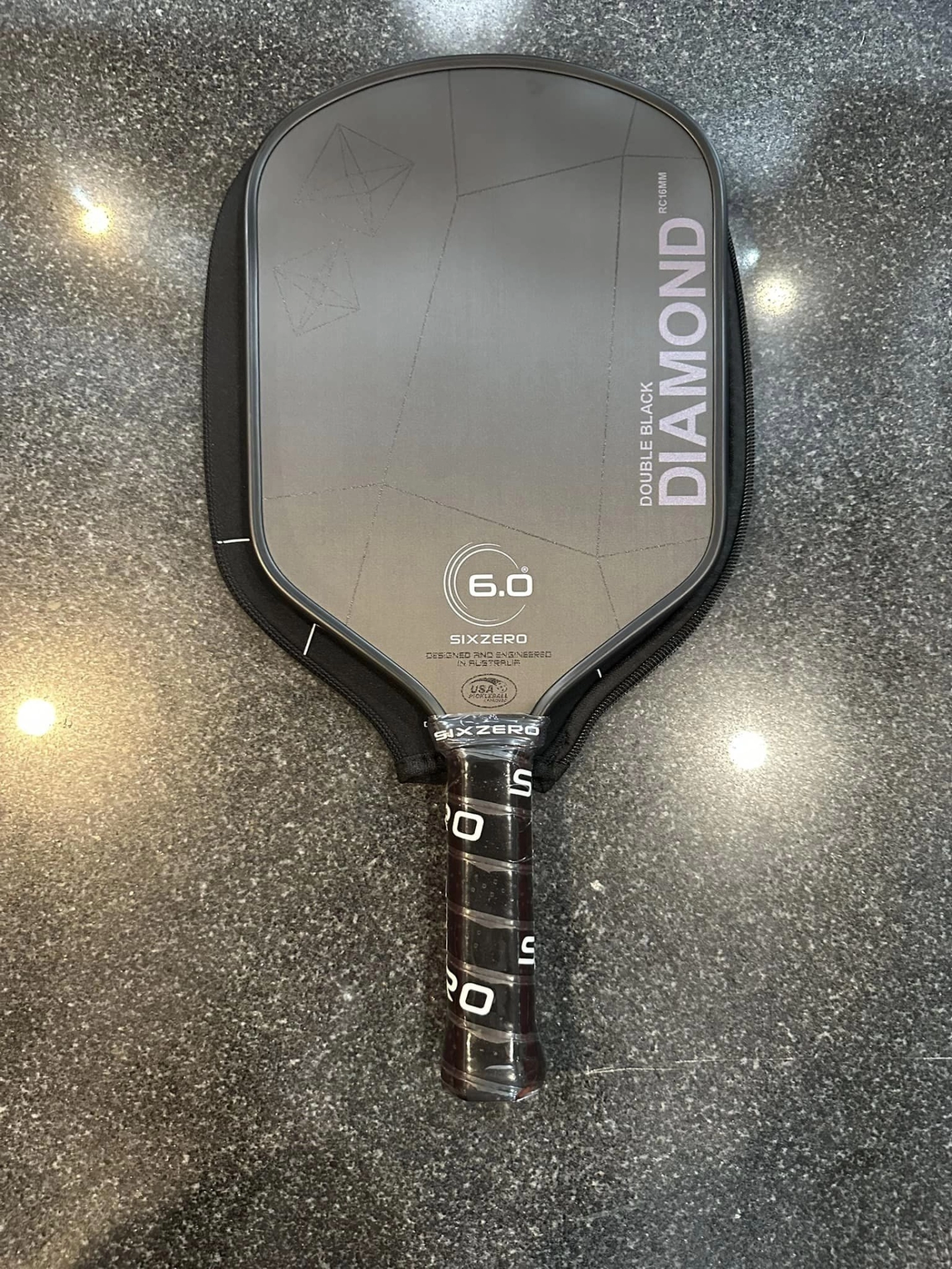 Vợt Pickleball Six Zero Double Black Diamond Control